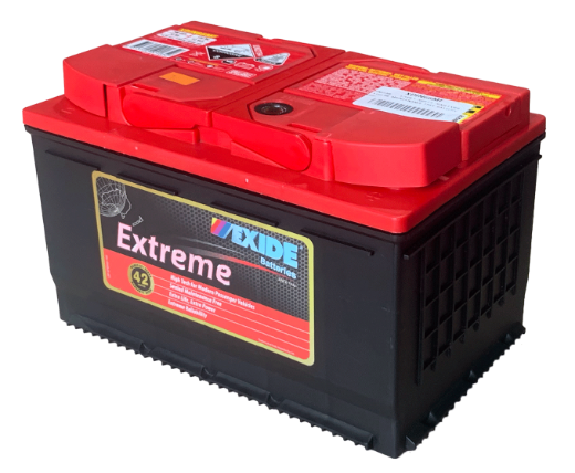 Picture of DIN66MF - 12VOLT 700CCA 70AH EXIDE EXTREME MAINTENANCE FREE BATTERY - RHP