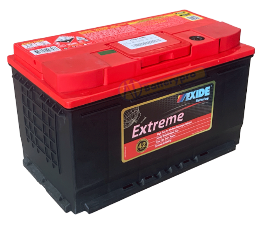 Picture of 77HMF - 12VOLT 780CCA 85AH  EXIDE EXTREME MAINTENANCE FREE BATTERY - RHP