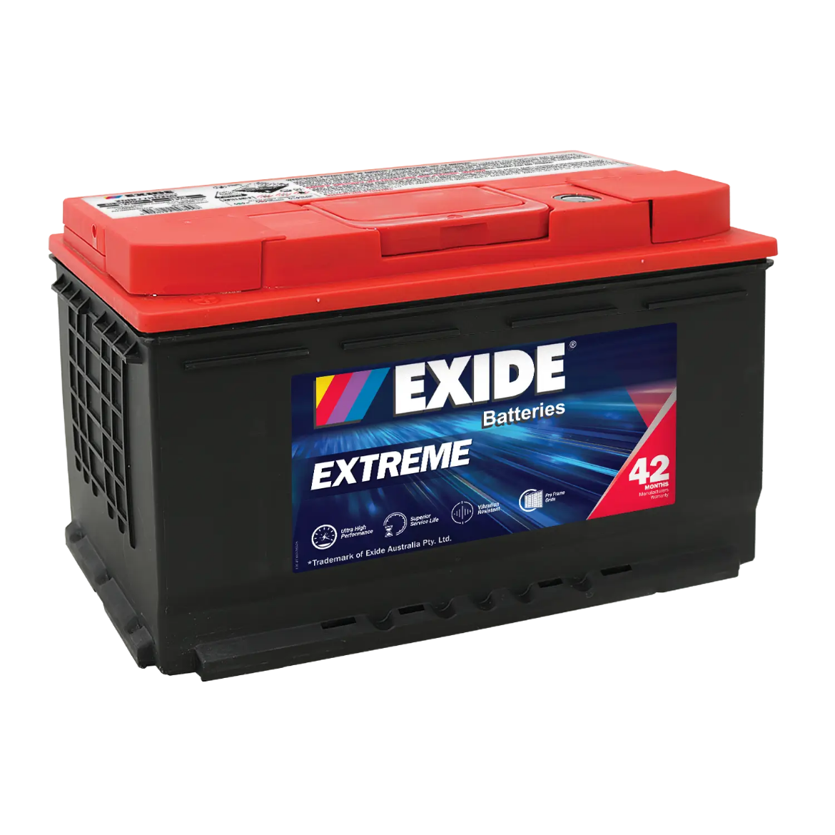 Picture of (DIN90-912 EQUIV) 12V 95AH 915CCA EXIDE EXTREME SEALED MAINTENANCE FREE BATTERY - LHP