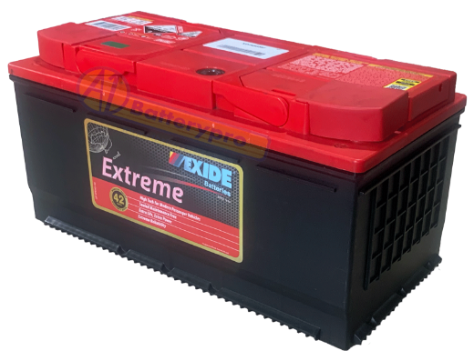 Picture of DIN88MF - 12VOLT 810CCA 90AH  EXIDE EXTREME MAINTENANCE FREE BATTERY - RHP
