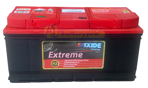 Picture of DIN88MF - 12VOLT 810CCA 90AH  EXIDE EXTREME MAINTENANCE FREE BATTERY - RHP