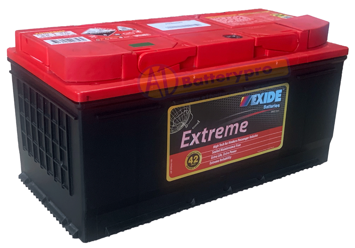 Picture of DIN88MF - 12VOLT 810CCA 90AH  EXIDE EXTREME MAINTENANCE FREE BATTERY - RHP