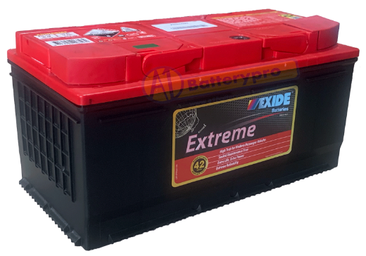 Picture of DIN88MF - 12VOLT 810CCA 90AH  EXIDE EXTREME MAINTENANCE FREE BATTERY - RHP