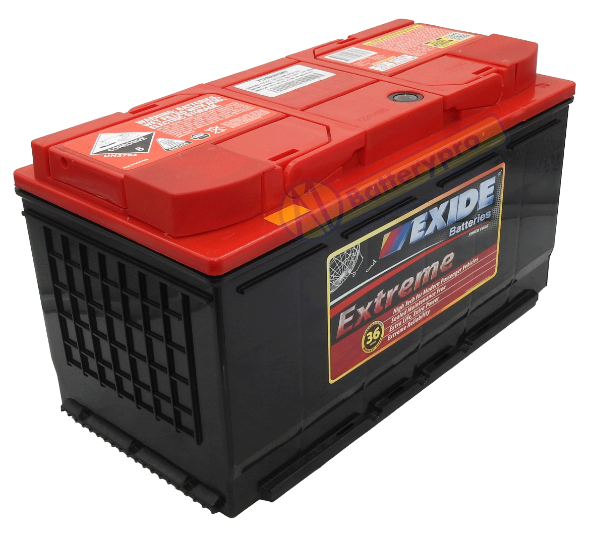 Picture of 88HMF - 12VOLT 900CCA 90AH EXIDE EXTREME MAINTENANCE FREE BATTERY - RHP