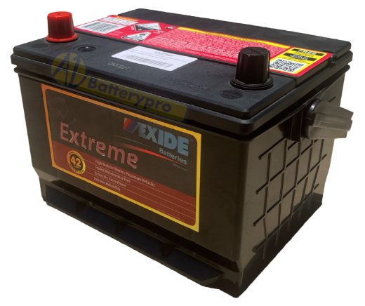 Picture of 58DMF - 12VOLT 50AH 540CCA EXIDE SEALED MAINTENANCE FREE BATTERY - LHP