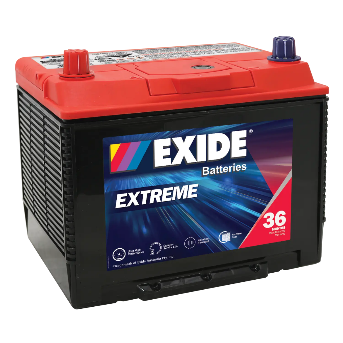 Picture of N50ZZMF - 12VOLT 750CCA 90AH EXIDE ENDURANCE CALCIUM MAINTENANCE BATTERY - LHP