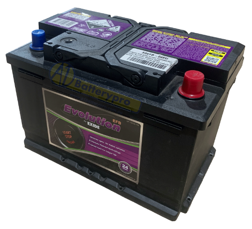 Picture of SSEFB-66EU - 12VOLT 800CCA 60AH EXIDE EFB STOP START TECHNOLOGY BATTERY - RHP (DIN66H)