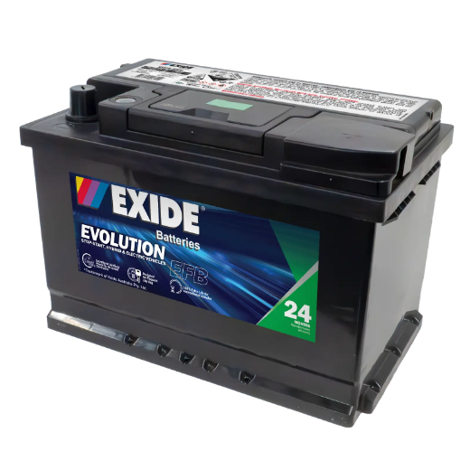 Picture of SSEFB-66EU - 12VOLT 800CCA 60AH EXIDE EFB STOP START TECHNOLOGY BATTERY - RHP (DIN66H)