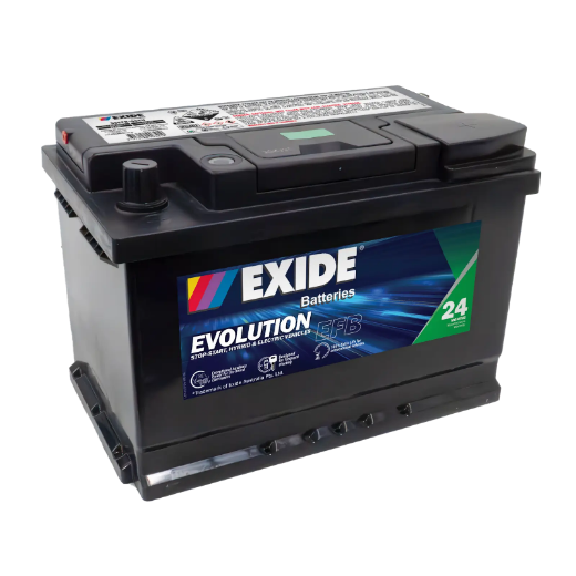 Picture of SSEFB-66EU - 12VOLT 800CCA 60AH EXIDE EFB STOP START TECHNOLOGY BATTERY - RHP (DIN66H)