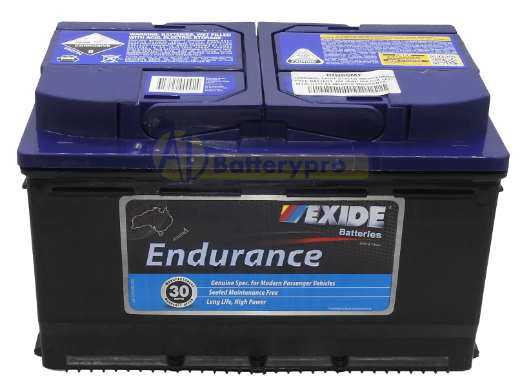 Picture of DIN66MF - 12VOLT 650CCA 66AH EXIDE SEALED MAINTENANCE FREE BATTERY  - RHP (PBDIN66)