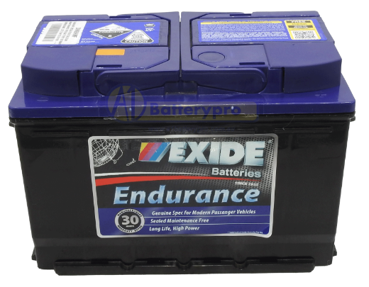Picture of DIN66HMF - 12VOLT 720CCA 80AH EXIDE CALCIUM MAINTENANCE FREE BATTERY - RHP