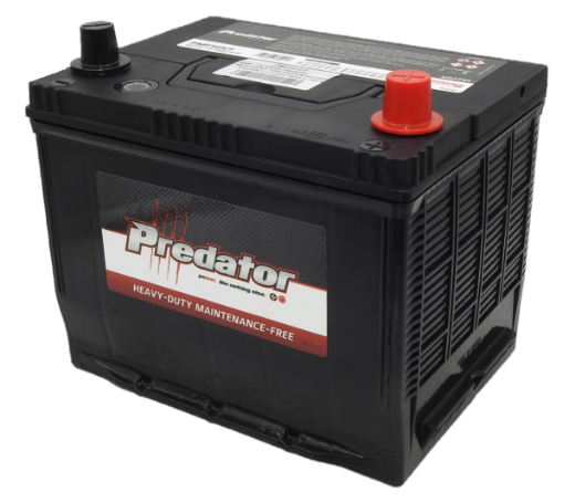 Picture of N50VT - 12VOLT 520CCA PREDATOR MAINTENANCE FREE CALCIUM BATTERY - RHP