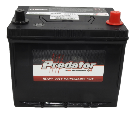 Picture of N50VT - 12VOLT 520CCA PREDATOR MAINTENANCE FREE CALCIUM BATTERY - RHP