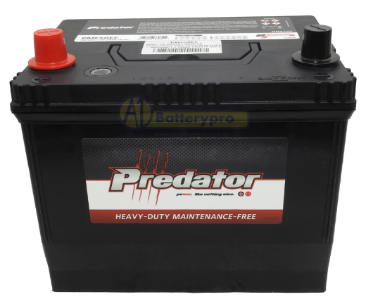 Picture of N50EF - 12VOLT 520CCA PREDATOR MAINTENANCE FREE CALCIUM BATTERY - LHP