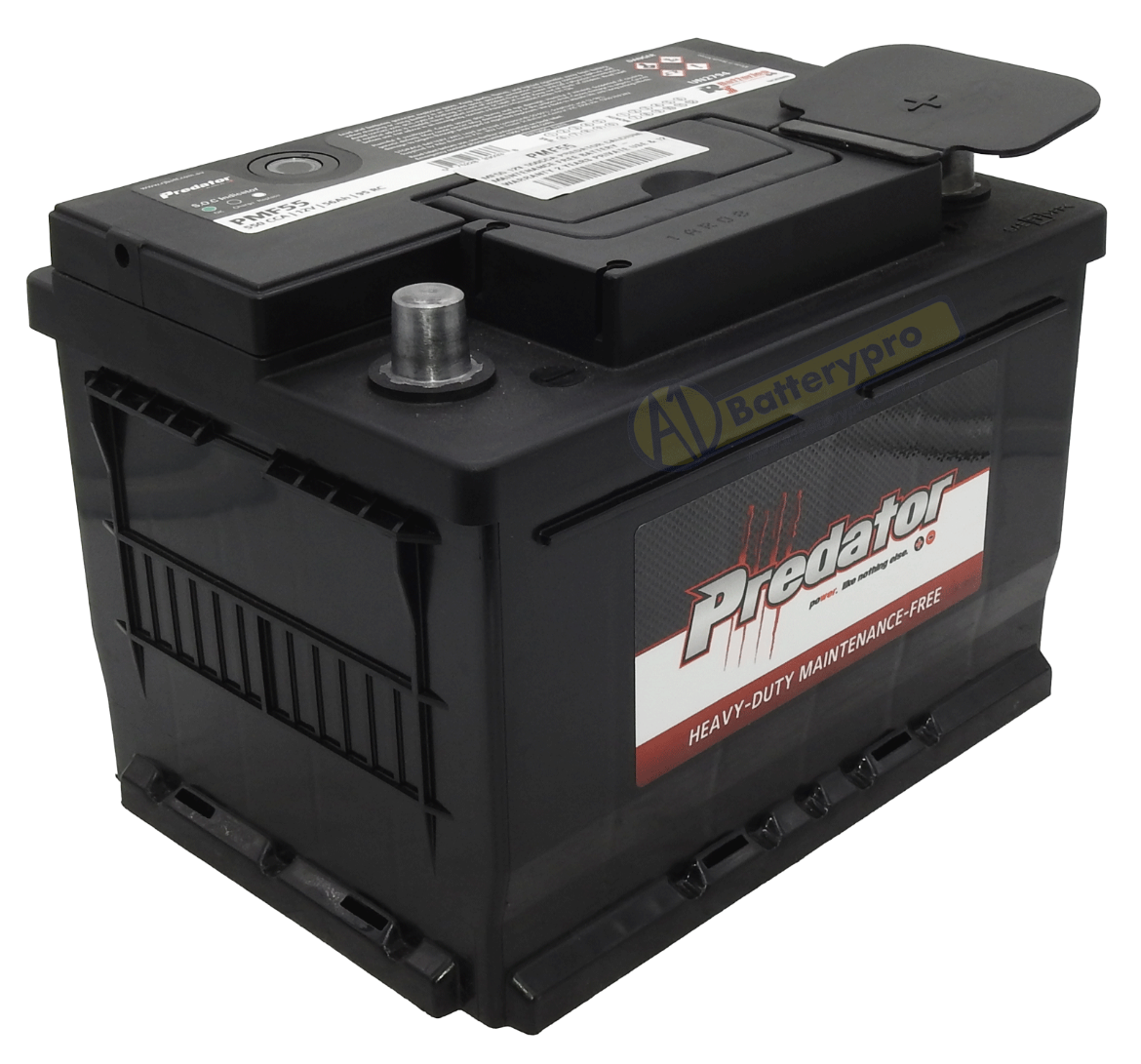 Picture of MF55 - 12VOLT 550CCA PREDATOR CALCIUM MAINTENANCE FREE BATTERY - RHP