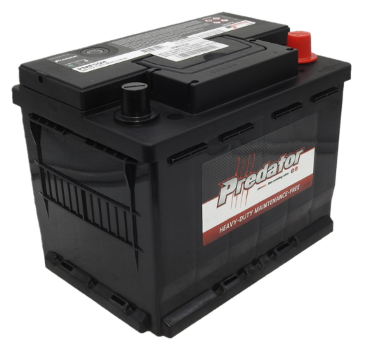 Picture of MF55H - 12VOLT 580CCA PREDATOR CALCIUM MAINTENANCE FREE BATTERY - RHP