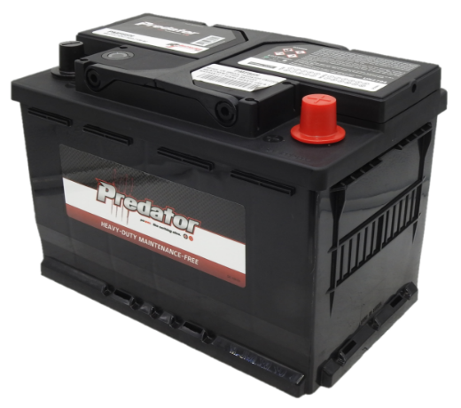 Picture of MF66H - 12VOLT 680CCA 74 AH PREDATOR CALCIUM MAINTENANCE FREE BATTERY - RHP