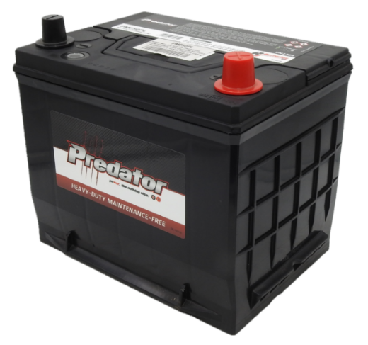 Picture of N50PL/N51 - 12VOLT 520CCA PREDATOR MAINTENANCE FREE CALCIUM BATTERY - RHP