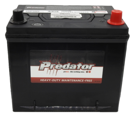 Picture of N50PL/N51 - 12VOLT 520CCA PREDATOR MAINTENANCE FREE CALCIUM BATTERY - RHP