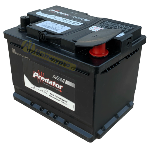 Picture of LN2-AGM 12VOLT 680CCA 60AH PREDATOR HEAVY DUTY AGM STOP START MAINTENANCE FREE BATTERY - RHP  (DIN55H)