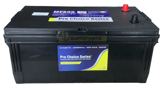 Picture of MF200 - 12VOLT 1250CCA PRO CHOICE SERIES MAINTENANCE FREE CALCIUM BATTERY - RHP