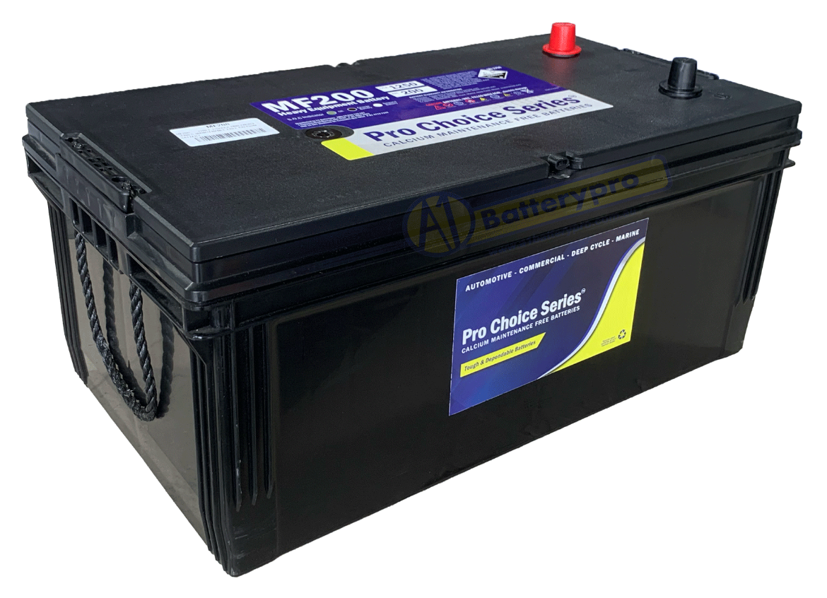 Picture of MF200 - 12VOLT 1250CCA PRO CHOICE SERIES MAINTENANCE FREE CALCIUM BATTERY - RHP
