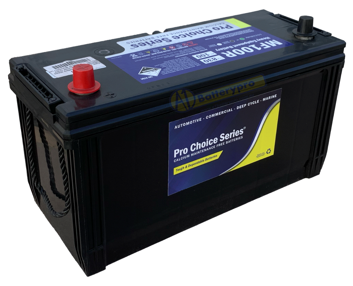 Picture of N100R - 12VOLT 830CCA PRO CHOICE SERIES MAINTENANCE FREE CALCIUM TRUCK BATTERY - LHP