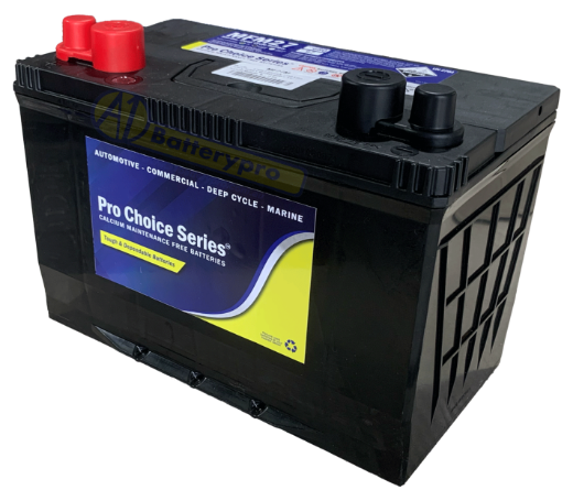 Picture of MF27M - 12VOLT 680CCA 97AH PRO CHOICE SERIES MAINTENANCE FREE CALCIUM MARINE BATTERY