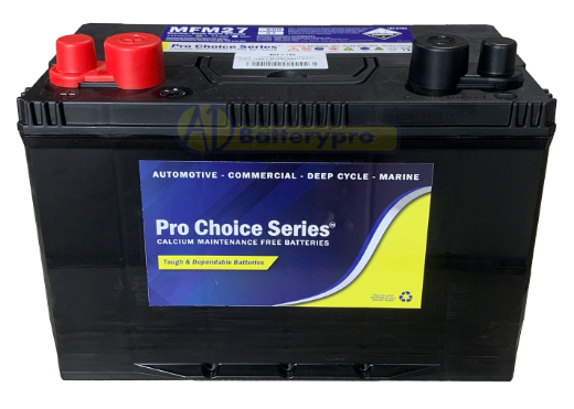 Picture of MF27M - 12VOLT 680CCA 97AH PRO CHOICE SERIES MAINTENANCE FREE CALCIUM MARINE BATTERY
