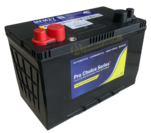 Picture of MF27M - 12VOLT 680CCA 97AH PRO CHOICE SERIES MAINTENANCE FREE CALCIUM MARINE BATTERY