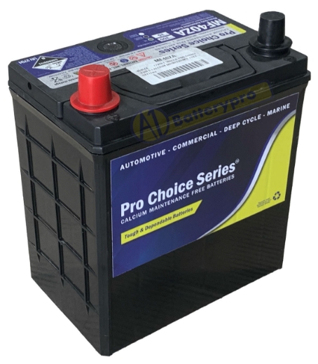 Picture of NS40ZA - 12VOLT 300CCA PRO CHOICE SERIES CALCIUM MAINTENANCE FREE BATTERY - LHP