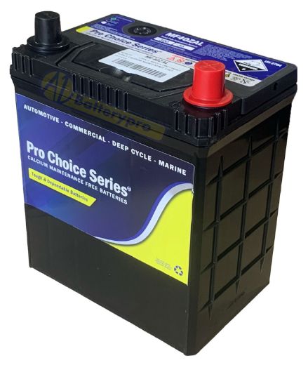 Picture of NS40ZAL - 12VOLT 300CCA PRO CHOICE SERIES CALCIUM MAINTENANCE FREE BATTERY - RHP