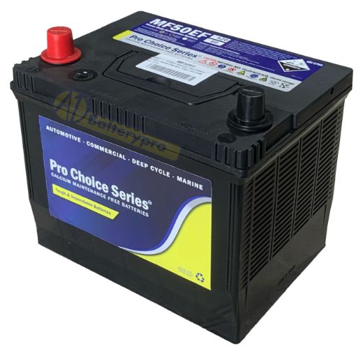 Picture of N50EF - 12VOLT 520CCA PRO CHOICE SERIES MAINTENANCE FREE CALCIUM BATTERY - LHP