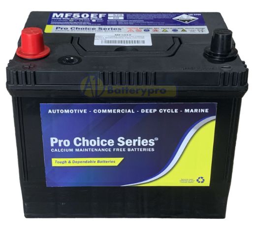 Picture of N50EF - 12VOLT 520CCA PRO CHOICE SERIES MAINTENANCE FREE CALCIUM BATTERY - LHP