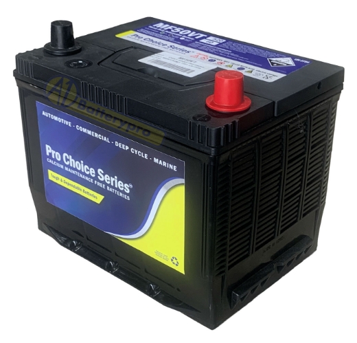 Picture of N50VT - 12VOLT 520CCA PRO CHOICE SERIES MAINTENANCE FREE CALCIUM BATTERY - RHP