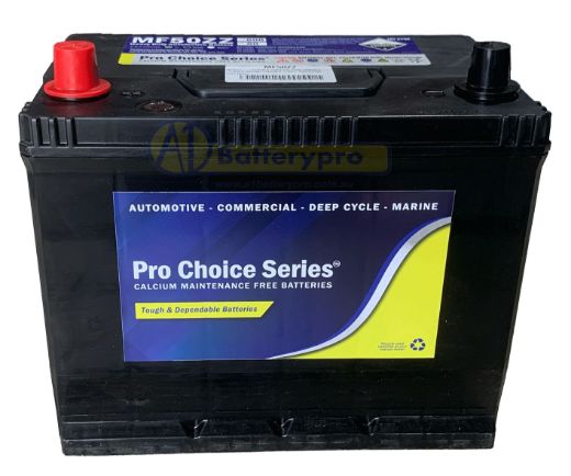 Picture of N50ZZ - 12VOLT 600CCA PRO CHOICE SERIES MAINTENANCE FREE CALCIUM BATTERY