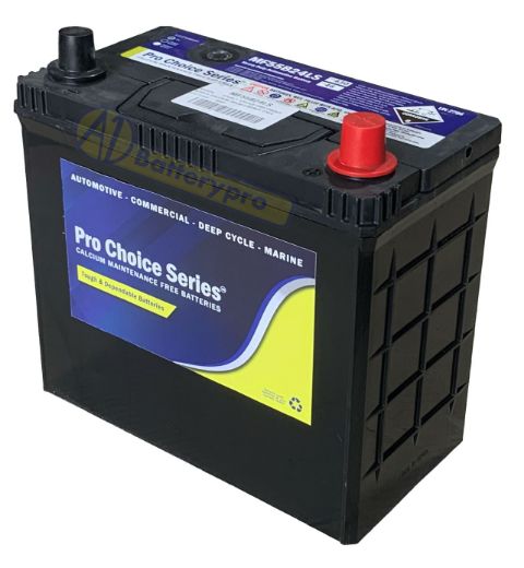 Picture of NS60AL - 12VOLT 430CCA PRO CHOICE SERIES CALCIUM MAINTENANCE FREE BATTERY - RHP