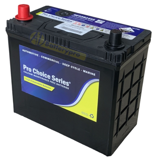 Picture of NS60A - 12VOLT 430CCA PRO CHOICE SERIES CALCIUM MAINTENANCE FREE BATTERY - LHP