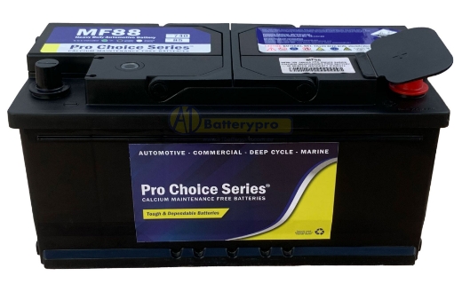 Picture of MF88 - 12VOLT 740CCA PRO CHOICE SERIES CALCIUM MAINTENANCE FREE BATTERY - RHP