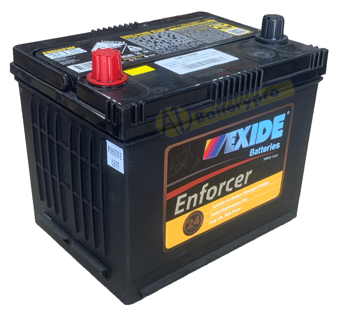Picture of ENS50PMF - 12VOLT 480CCA 40AH  EXIDE ENFORCER SEALED MAINTENANCE FREE - LHP (N50/52DMF)
