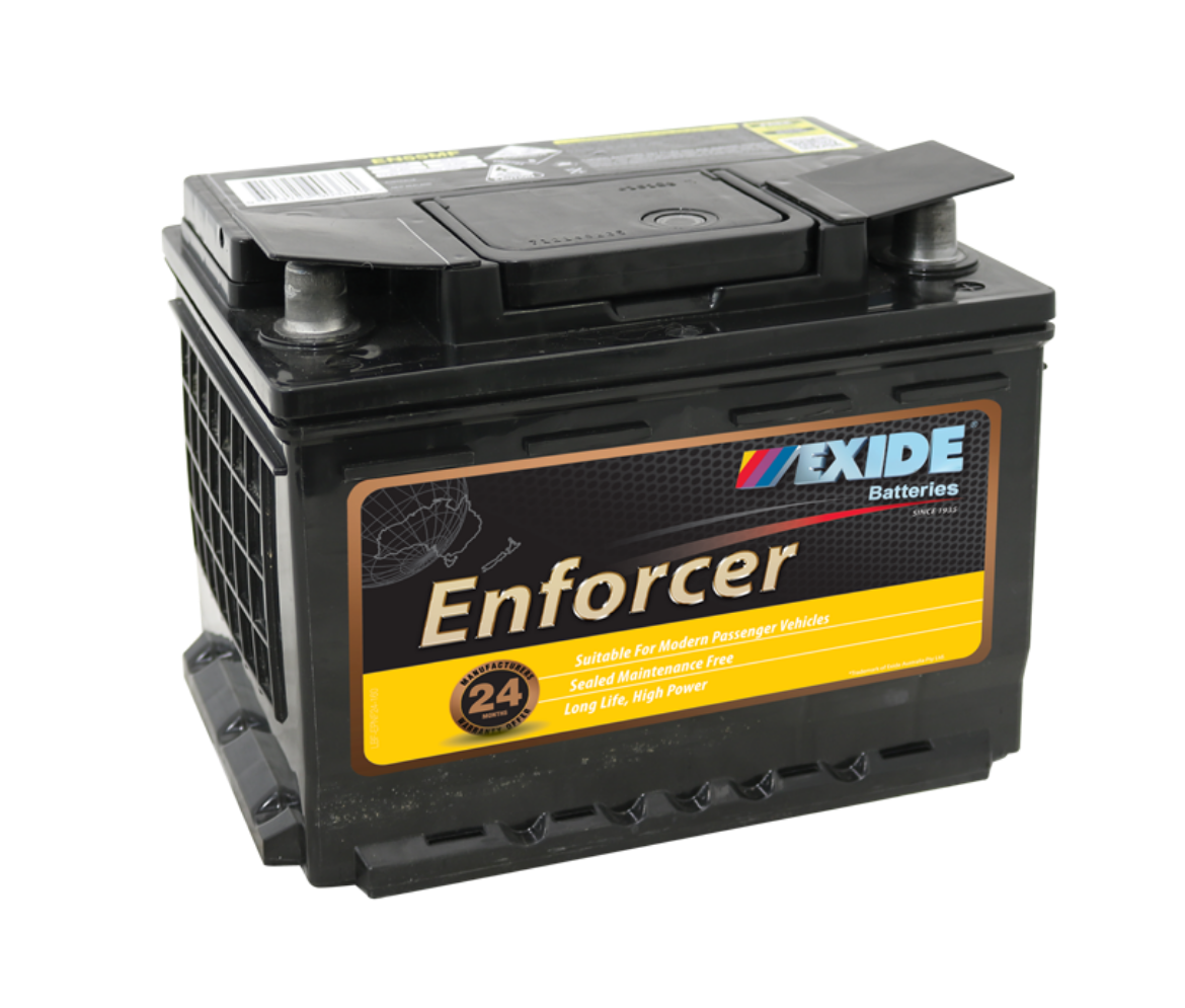 Picture of EN55MF - 12VOLT 490CCA 45AH EXIDE ENFORCER MAINTENANCE FREE BATTERY - RHP (DIN55MF)