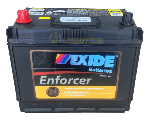 Picture of N50ZZMF - 12VOLT 535CCA 50AH EXIDE ENFORCER CALCIUM MAINTENANCE FREE BATTERY - LHP
