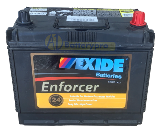 Picture of ENS70LMF - 12VOLT 535CCA 50AH  EXIDE ENFORCER CALCIUM MAINTENANCE FREE BATTERY - RHP (N50ZZLMF)