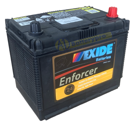 Picture of ENS70LMF - 12VOLT 535CCA 50AH  EXIDE ENFORCER CALCIUM MAINTENANCE FREE BATTERY - RHP (N50ZZLMF)