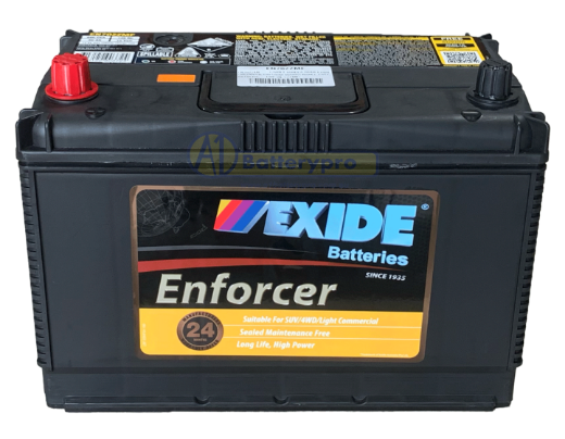 Picture of EN70ZZMF - 12VOLT 600CCA 60AH EXIDE ENFORCER CALCIUM MAINTENANCE FREE BATTERY - LHP (N70ZZMF)