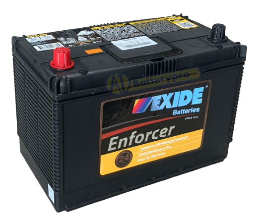 Picture of EN70ZZMF - 12VOLT 600CCA 60AH EXIDE ENFORCER CALCIUM MAINTENANCE FREE BATTERY - LHP (N70ZZMF)