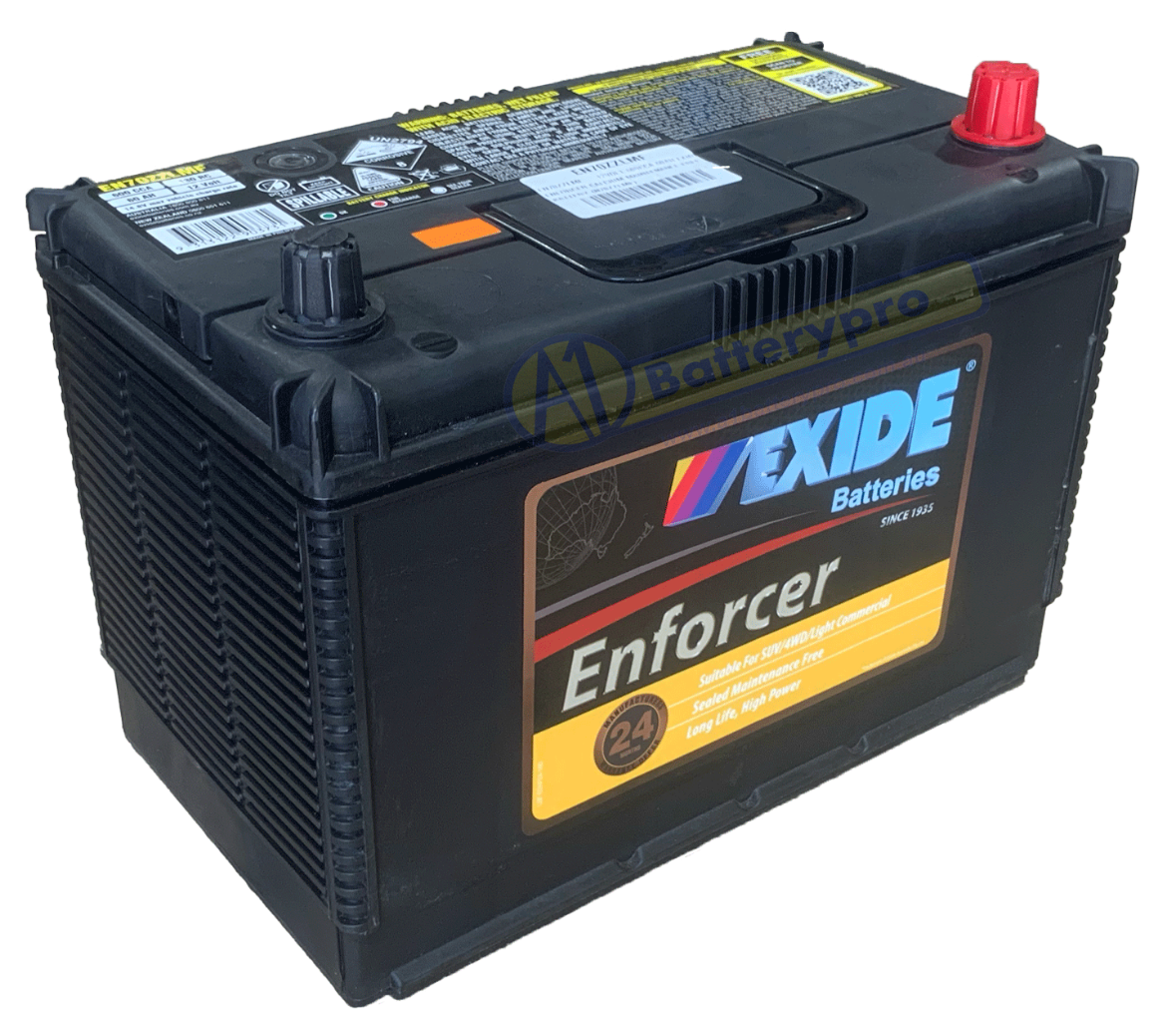 Picture of EN70ZZLMF - 12VOLT 600CCA 60AH EXIDE ENFORCER CALCIUM MAINTENANCE FREE BATTERY - RHP (N70ZZLMF)