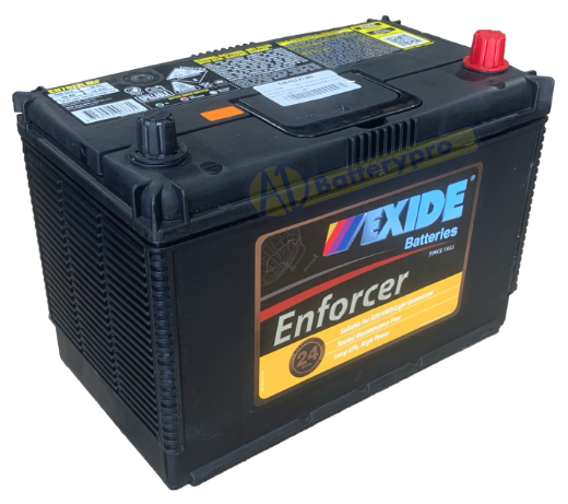 Picture of EN70ZZLMF - 12VOLT 600CCA 60AH EXIDE ENFORCER CALCIUM MAINTENANCE FREE BATTERY - RHP (N70ZZLMF)