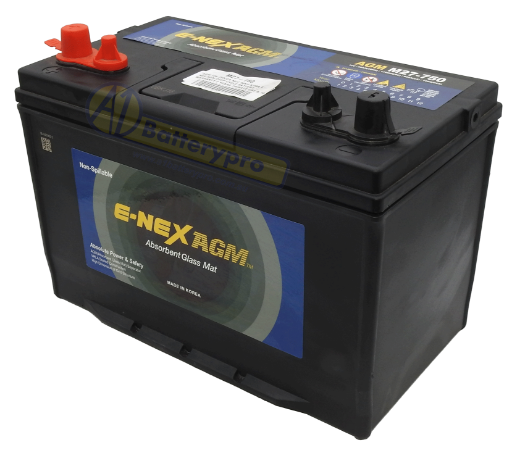 Picture of AGM 12V 750CCA M27 90AH KOBA E-NEX AGM CRANKING/DEEP CYCLE BATTERY - LHP