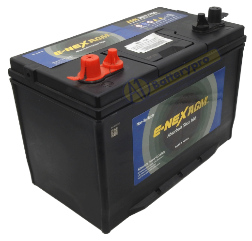Picture of AGM 12V 750CCA M27 90AH KOBA E-NEX AGM CRANKING/DEEP CYCLE BATTERY - LHP